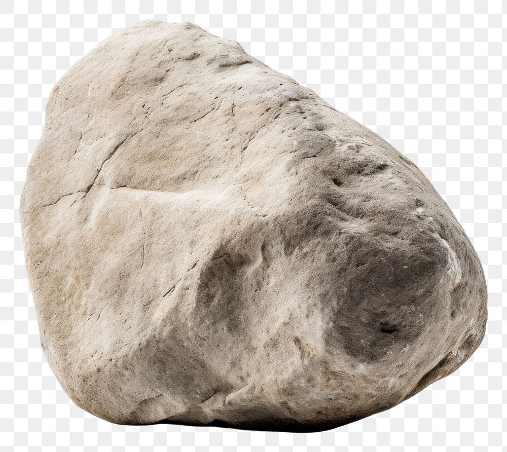 PNG Stone mineral rock white background.