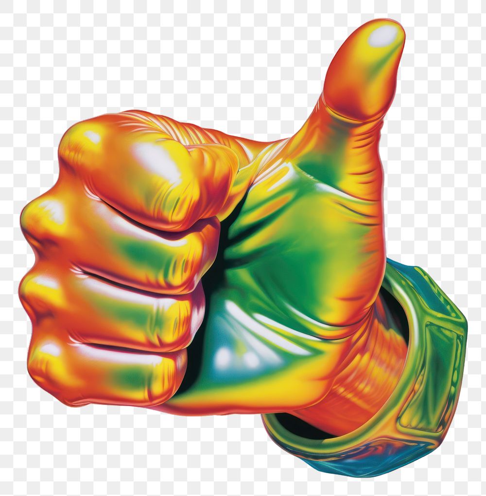 PNG Thumbs up finger hand black background.