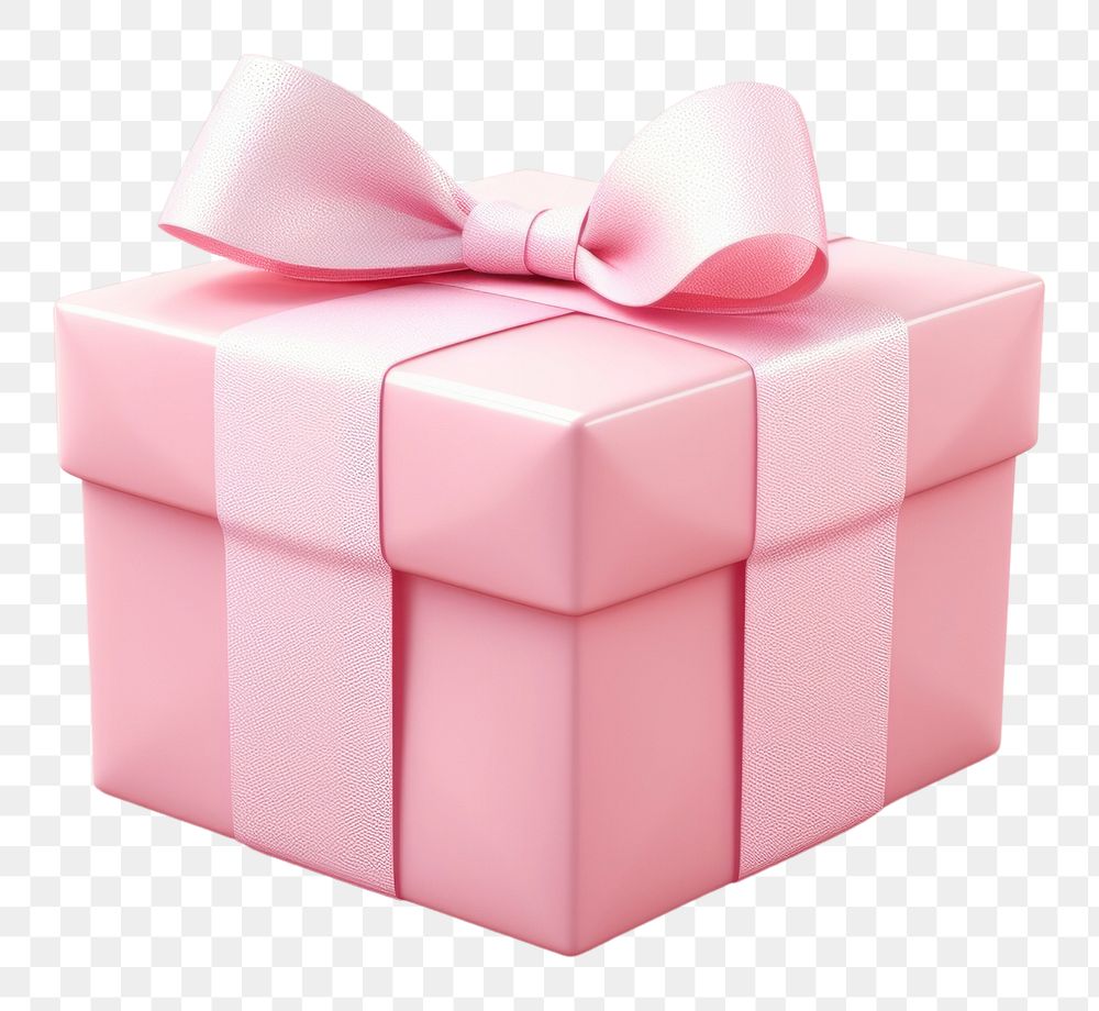 PNG Pink gift box celebration anniversary decoration