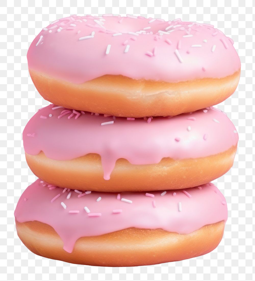 PNG Donuts gradient background dessert food pink.