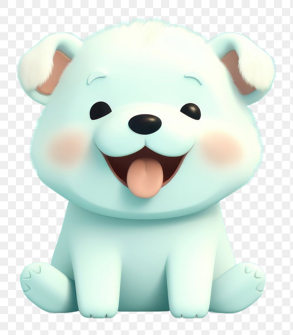 PNG Dog plush cute toy.