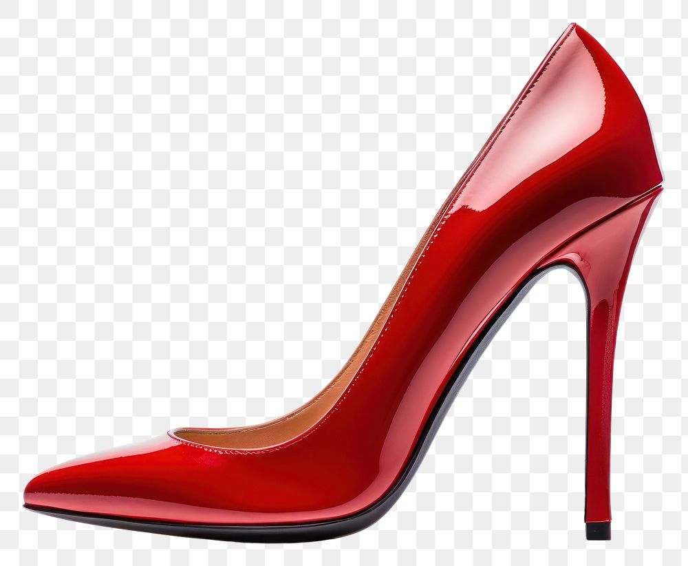 PNG High heels footwear shoe white background