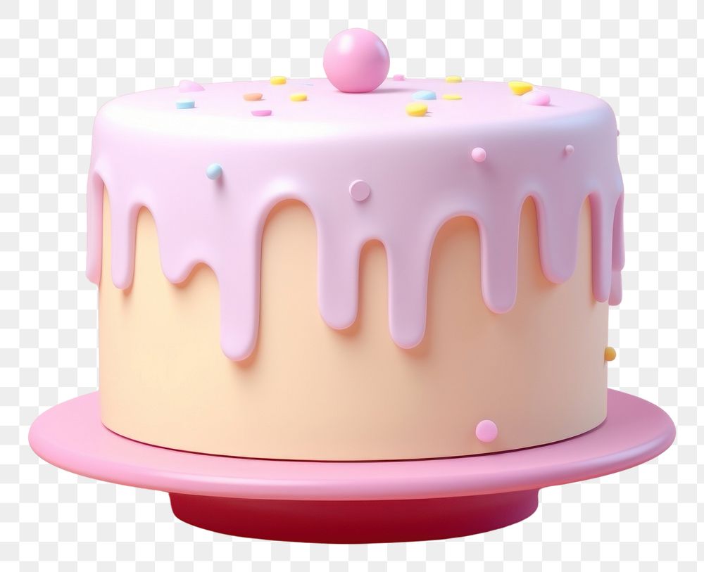 PNG Birthday cake dessert cupcake icing.