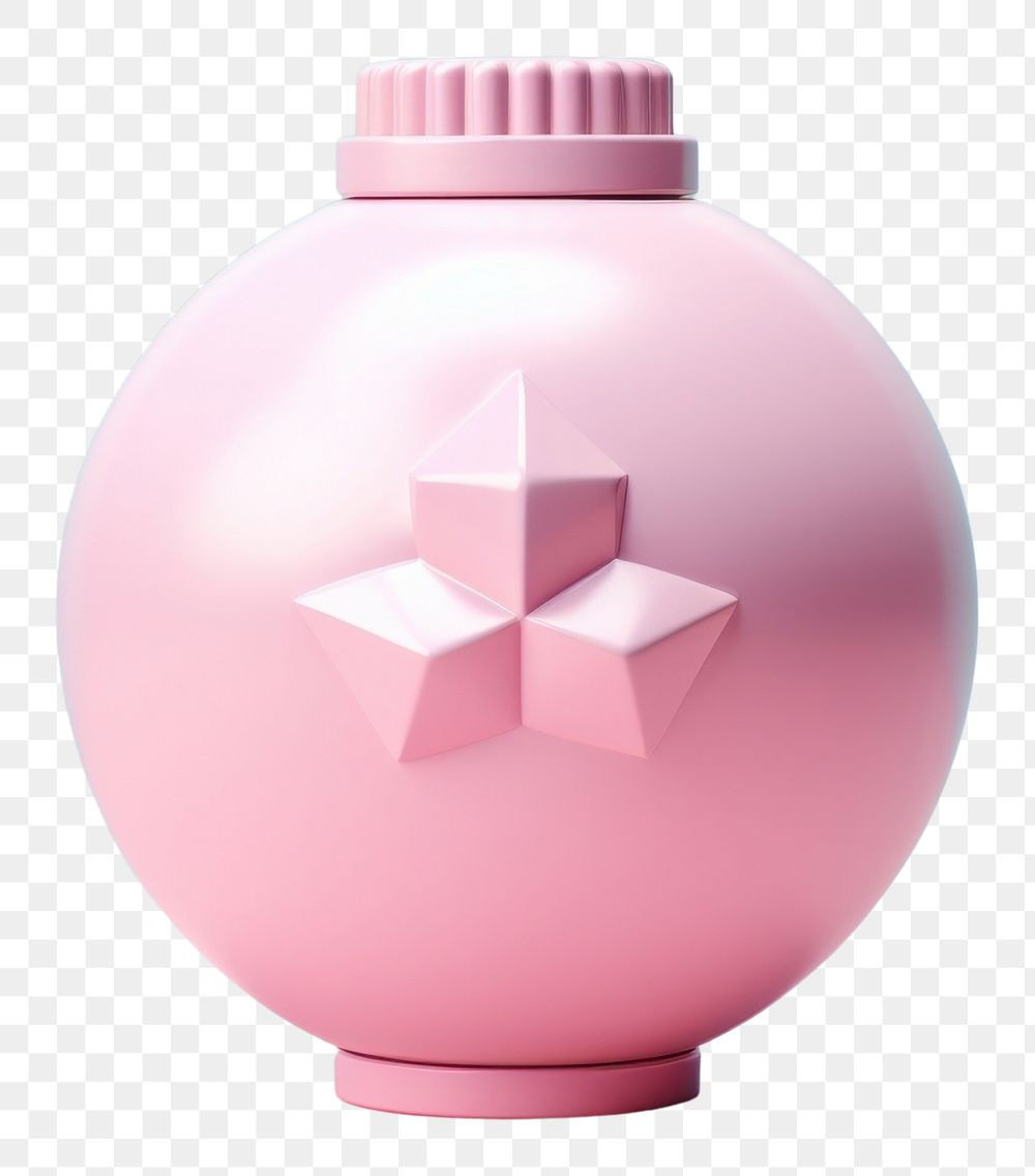 PNG Bomb bottle decoration container.