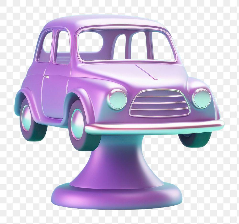 PNG Trophy car vehicle purple.
