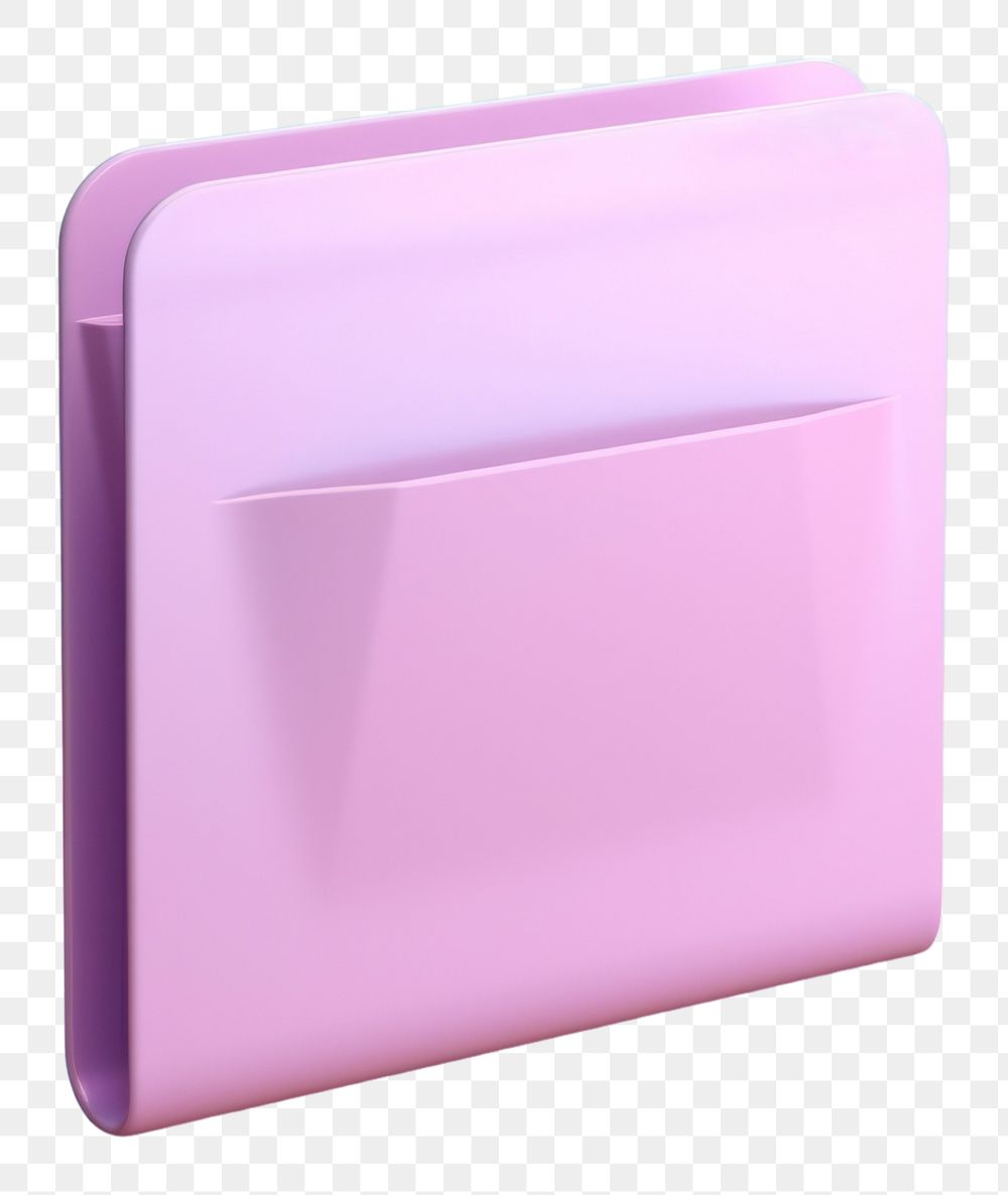 PNG Folder icon rectangle purple pink.