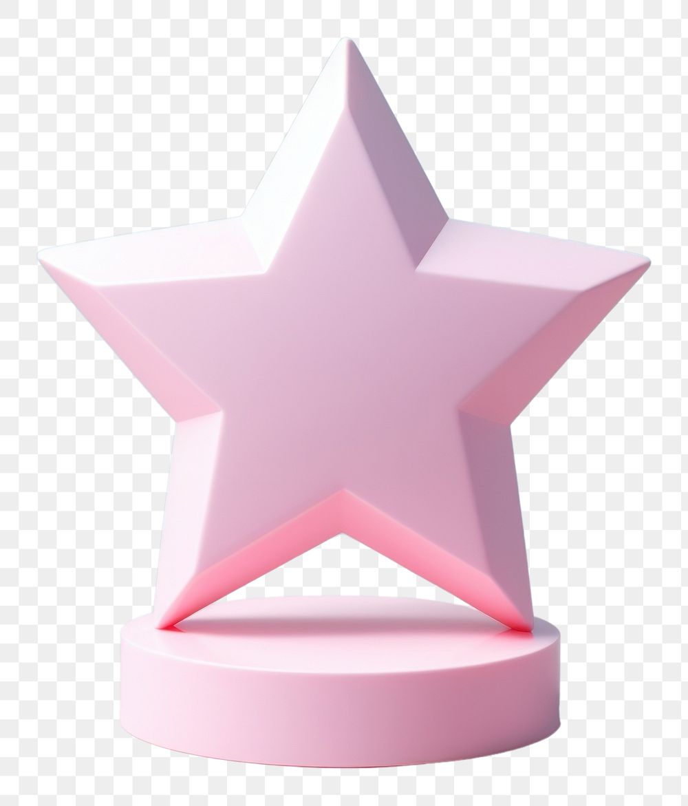 PNG Star trophy symbol celebration decoration.