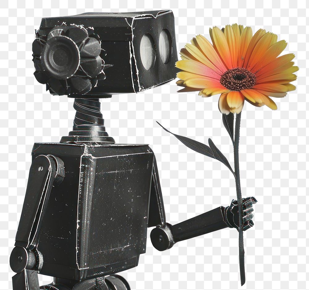 PNG Flower camera tripod plant.