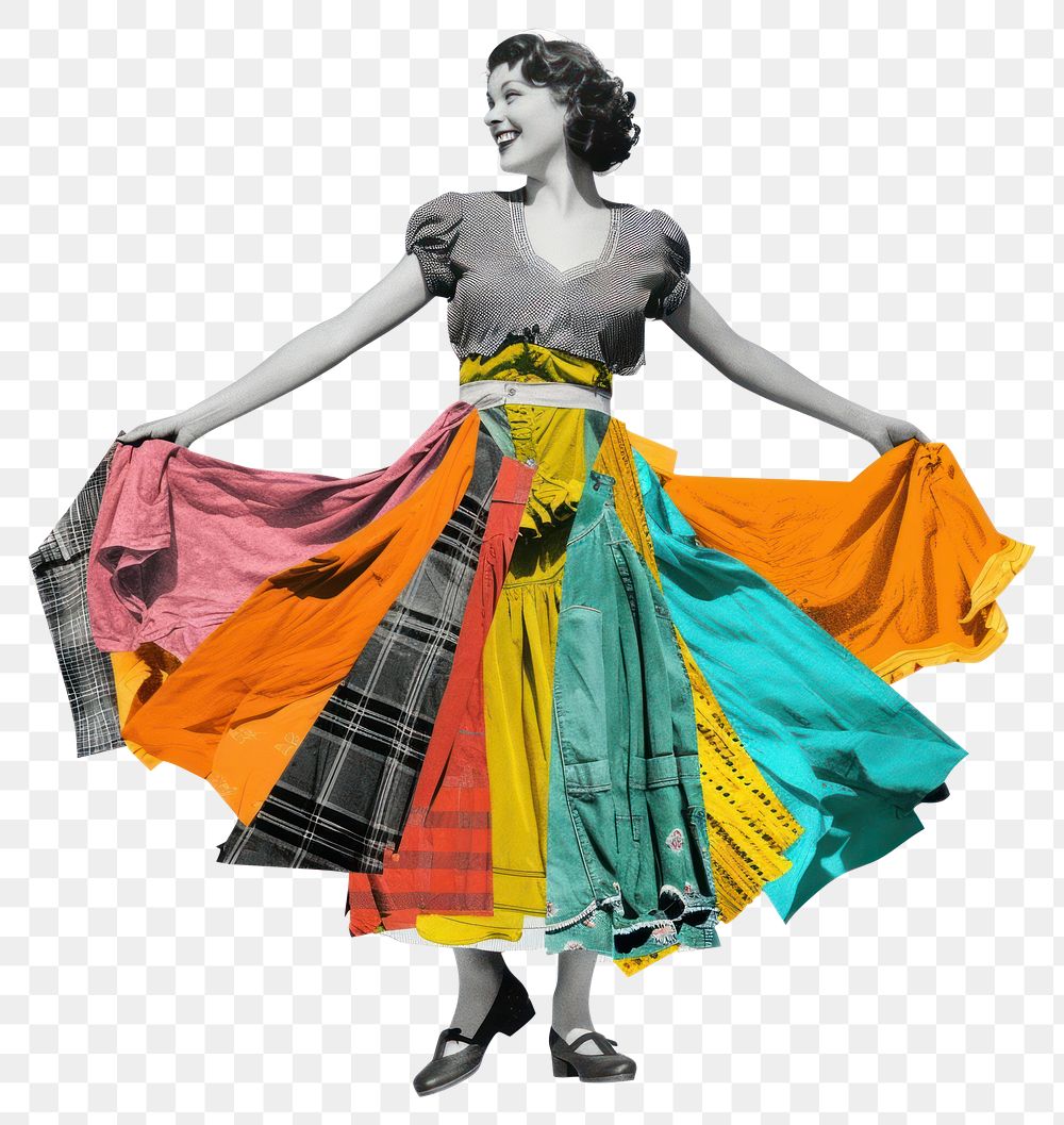 PNG Costume dancing dress skirt