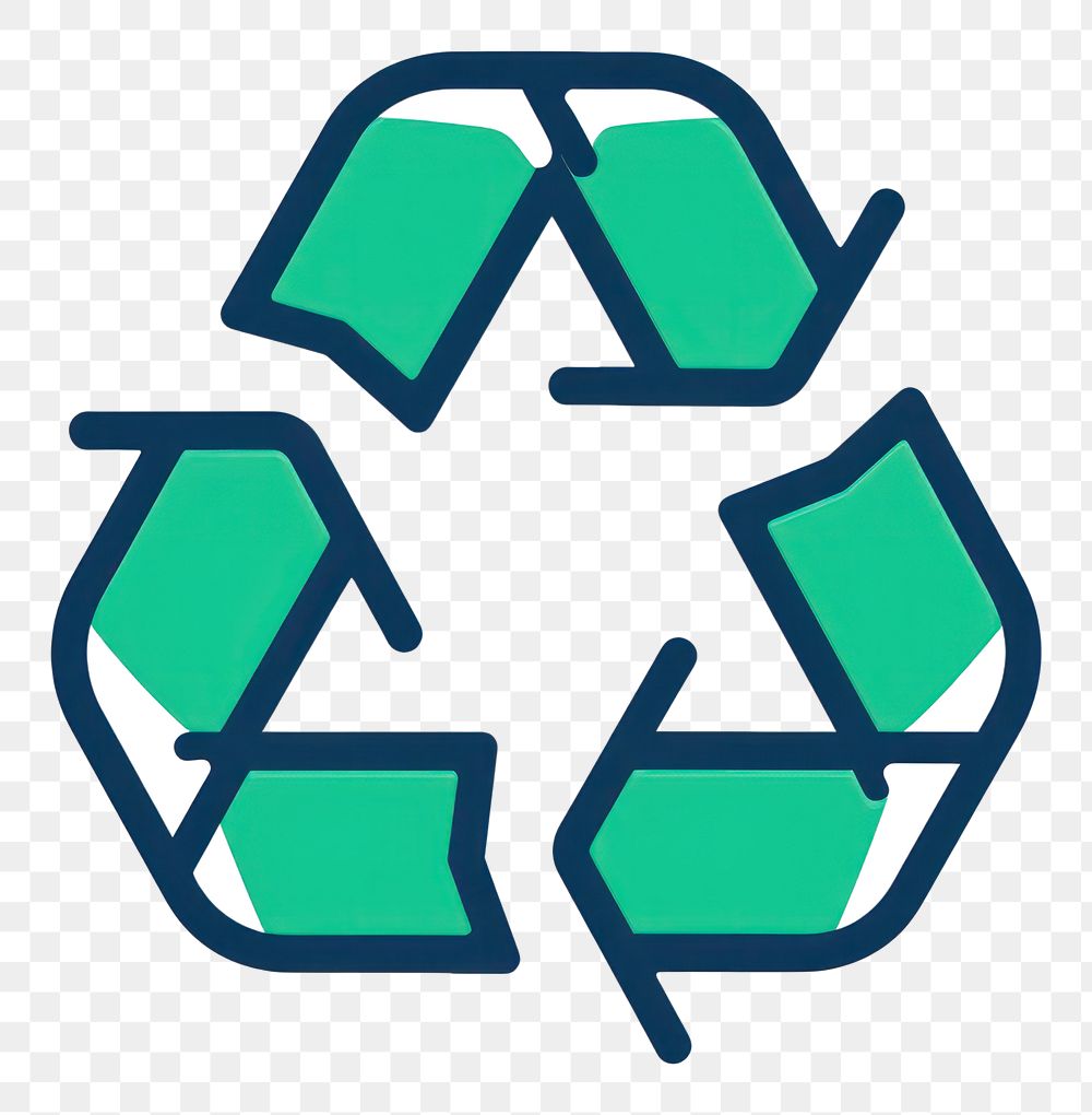 PNG Green recycle icon symbol white background technology.