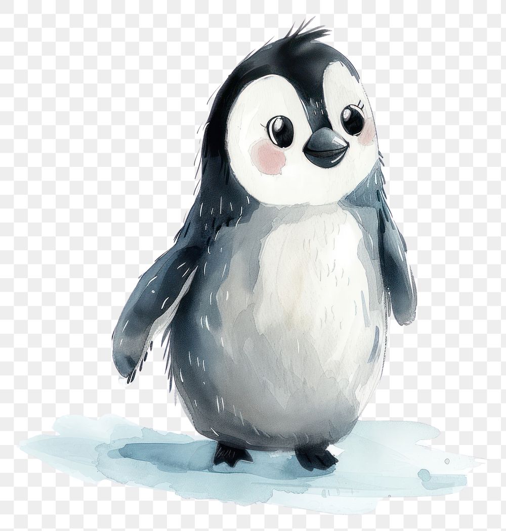 PNG Penguin animal sketch bird.