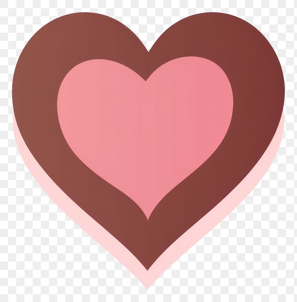 PNG Chocolate in pink heart shape box romance cartoon pattern.