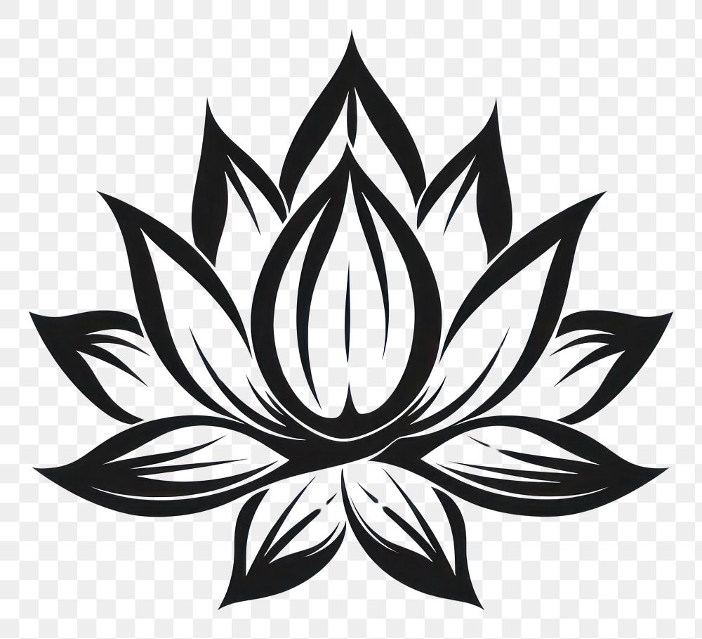 PNG Lotus logo white black.