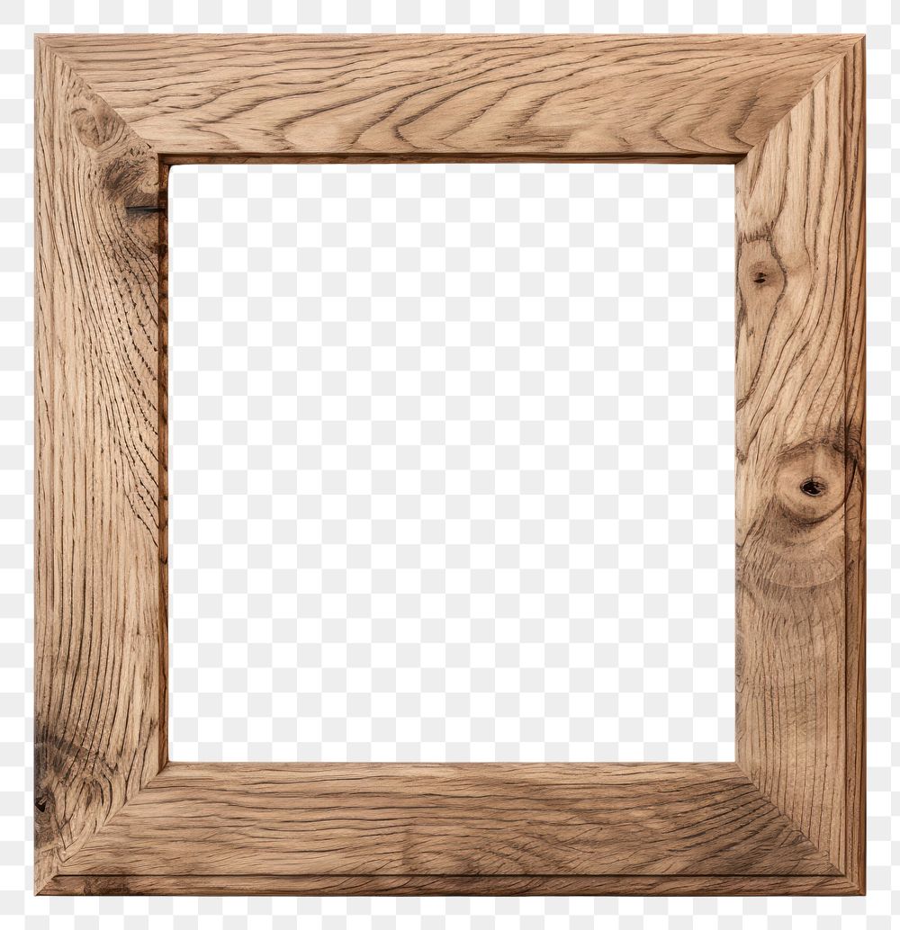 PNG Oak wood texture square frame vintage backgrounds white background simplicity.