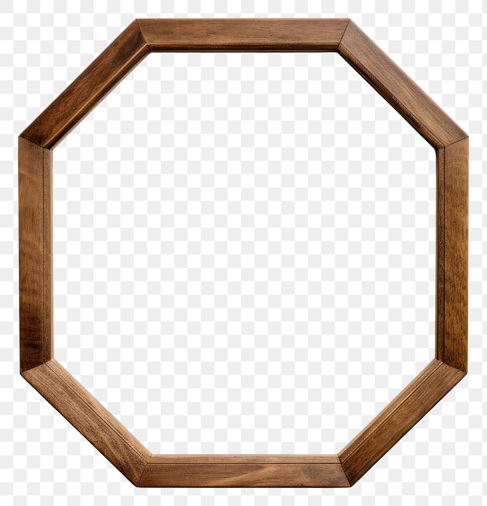 PNG Hexagon frame vintage photo white background architecture.