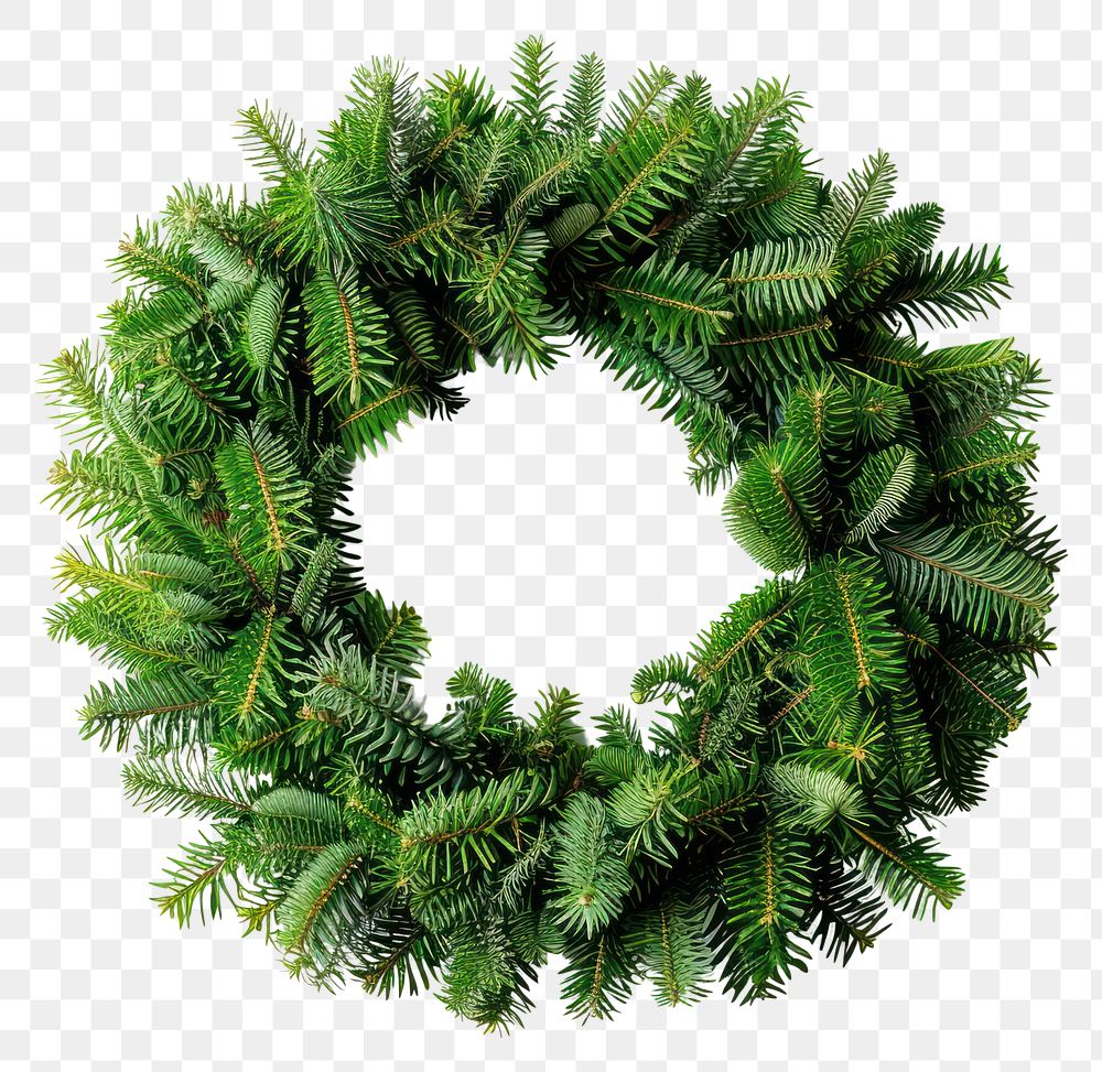 PNG Wreath plant green tree.