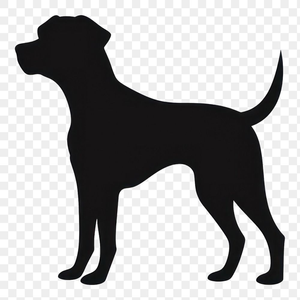 PNG Dog logo icon silhouette animal mammal.
