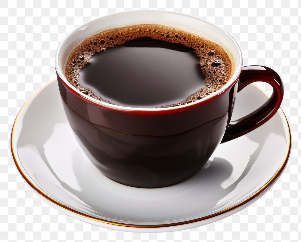 PNG Americano coffee cup saucer drink mug.