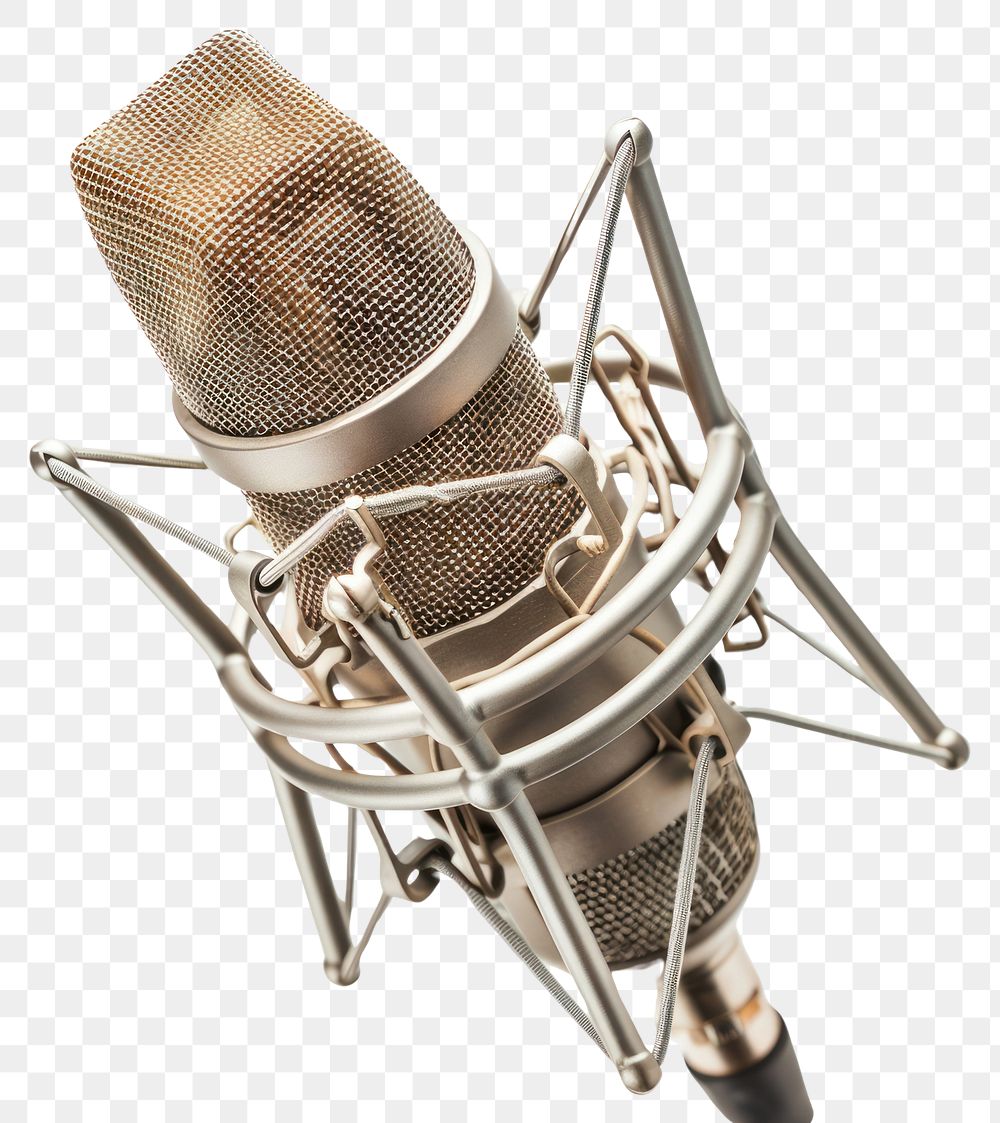 PNG Microphone studio white background technology.