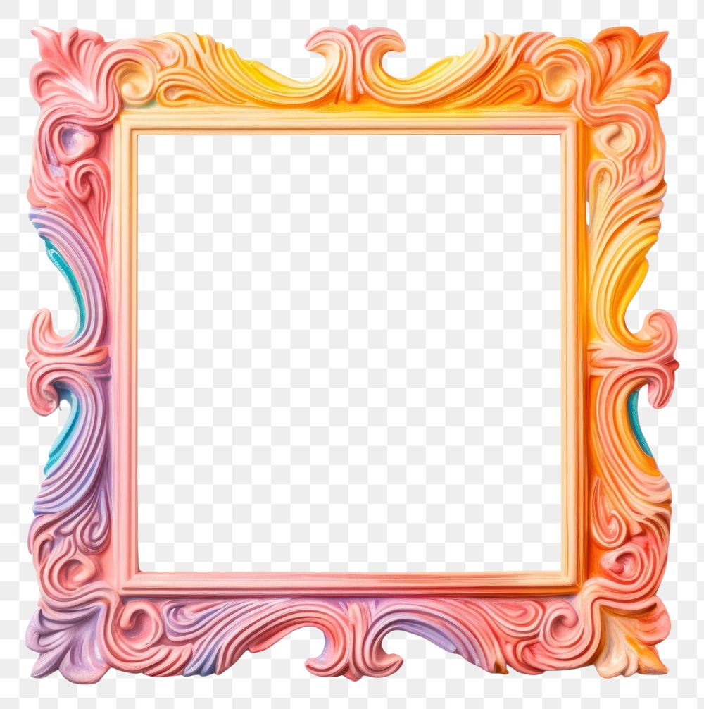 PNG Colorful frame vintage backgrounds rectangle white background.