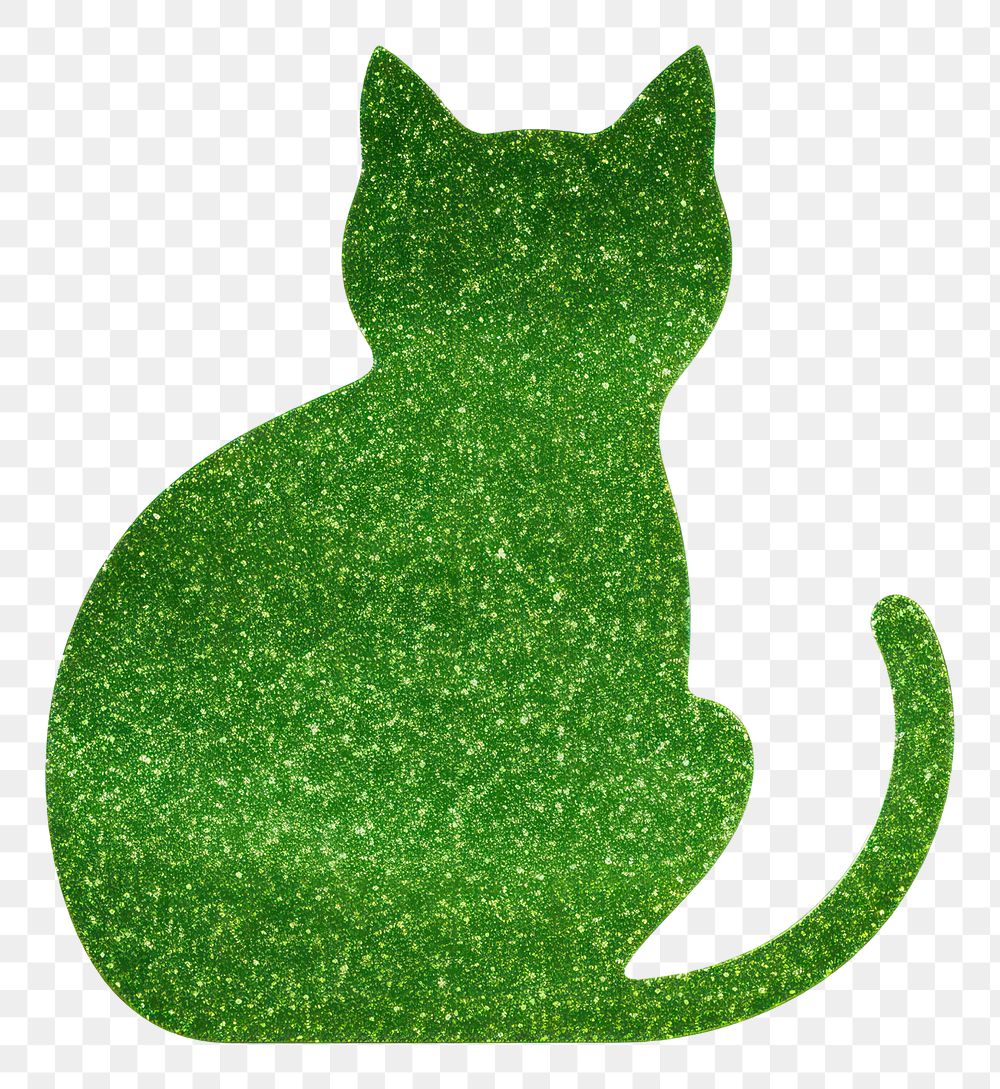 PNG Green cat icon animal mammal pet.
