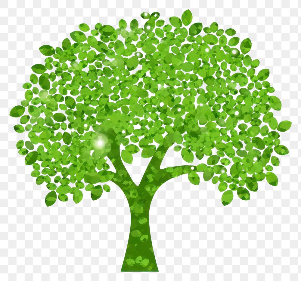 PNG Green fruit tree icon plant leaf white background.