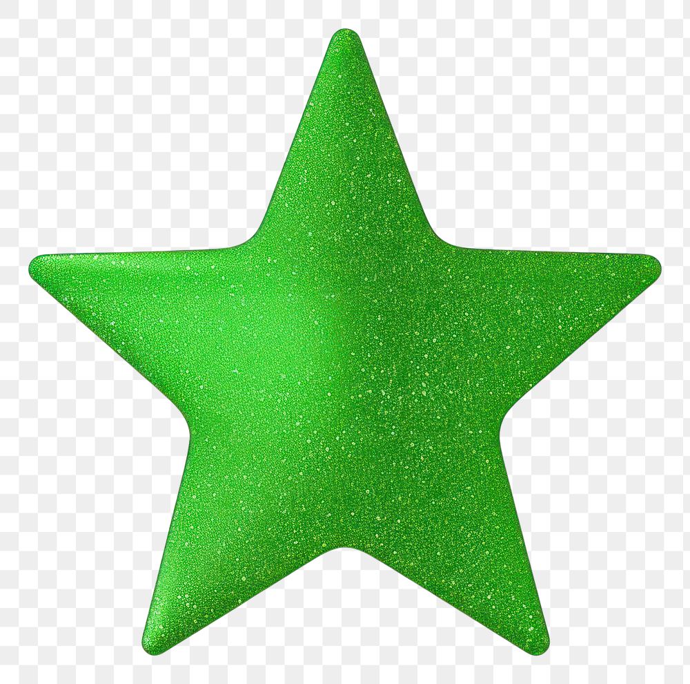 PNG Green star icon shape white background celebration.