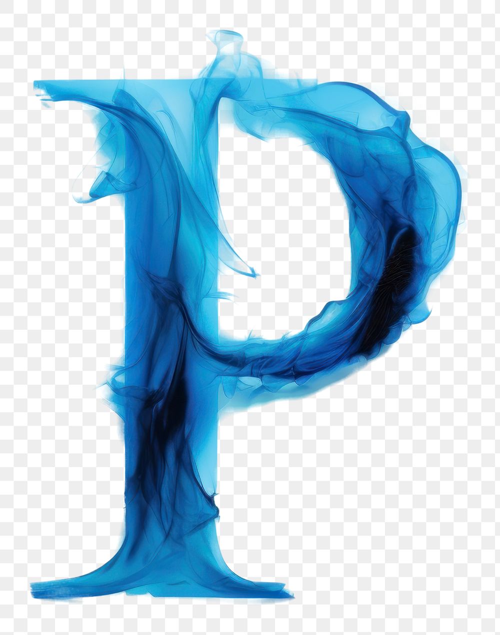 PNG Blue flame letter p font creativity turquoise.