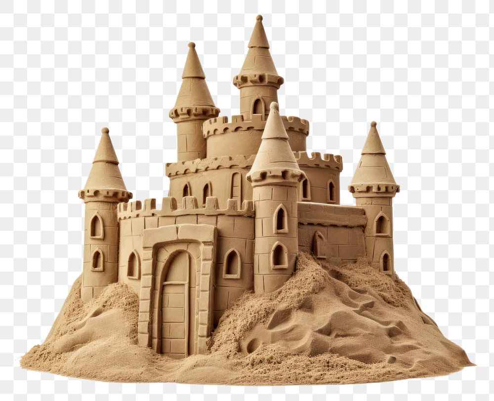 PNG Sand Sculpture castle sand architecture building