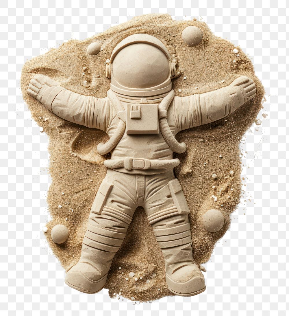 PNG Toy astronaut outdoors cartoon.