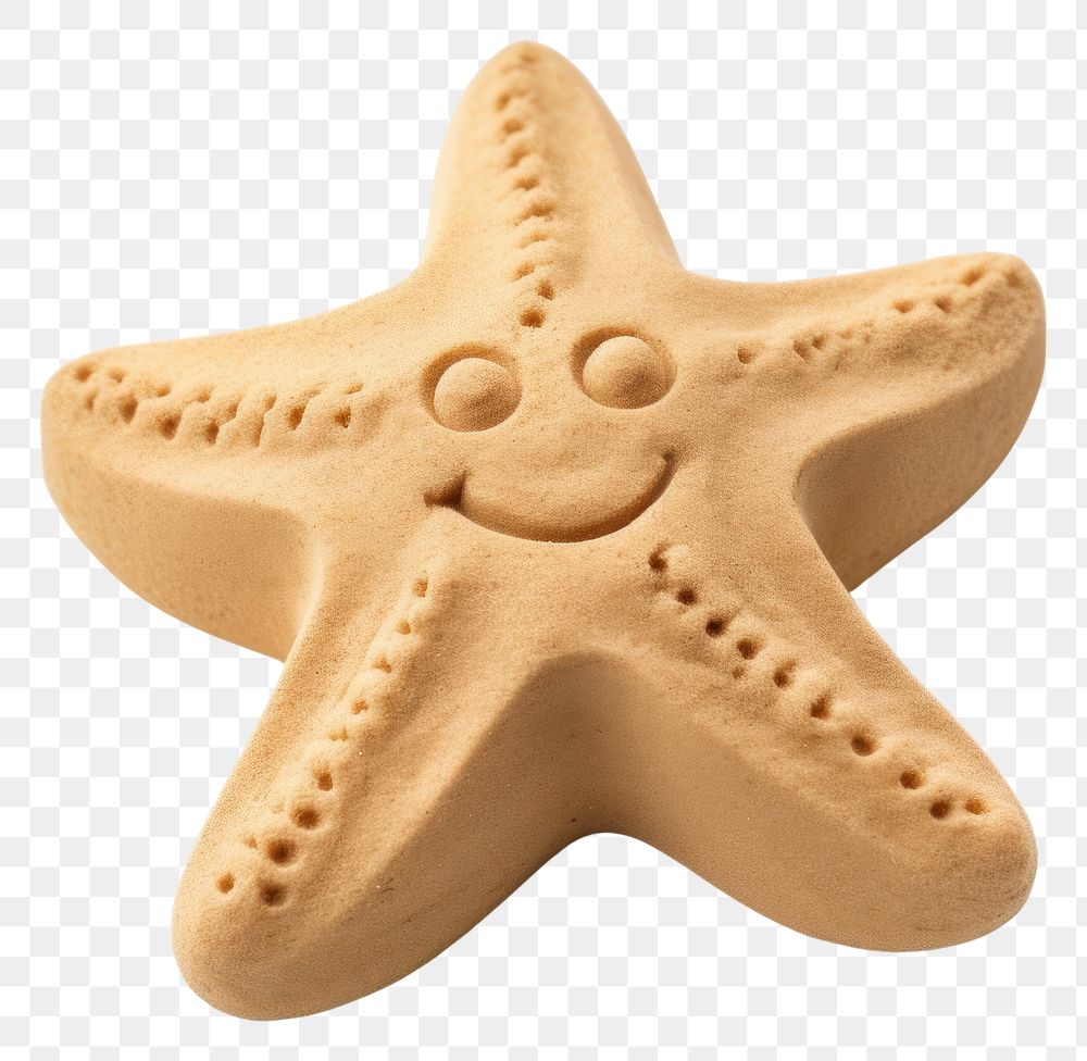 PNG Sand Sculpture starfish food sand white background.