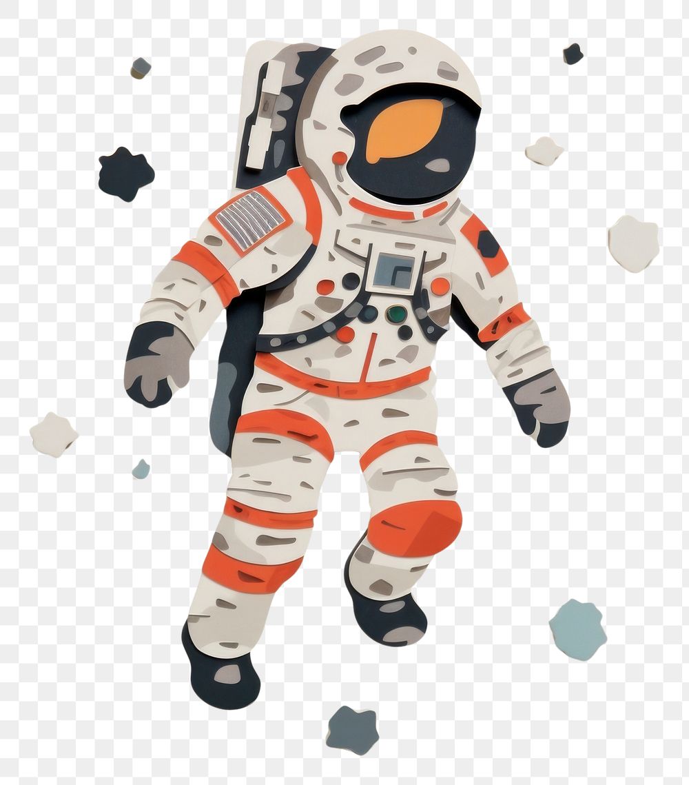 PNG Astronaut toy representation creativity.