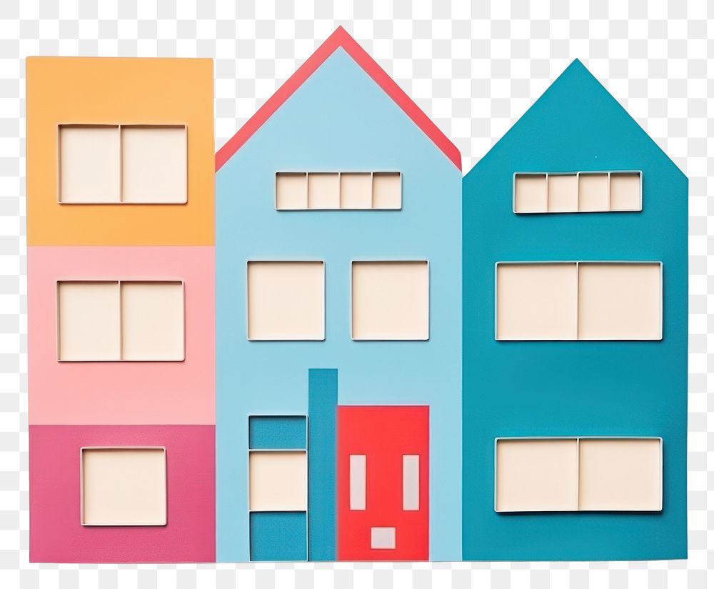 PNG Illustration of a building architecture wall neighbourhood