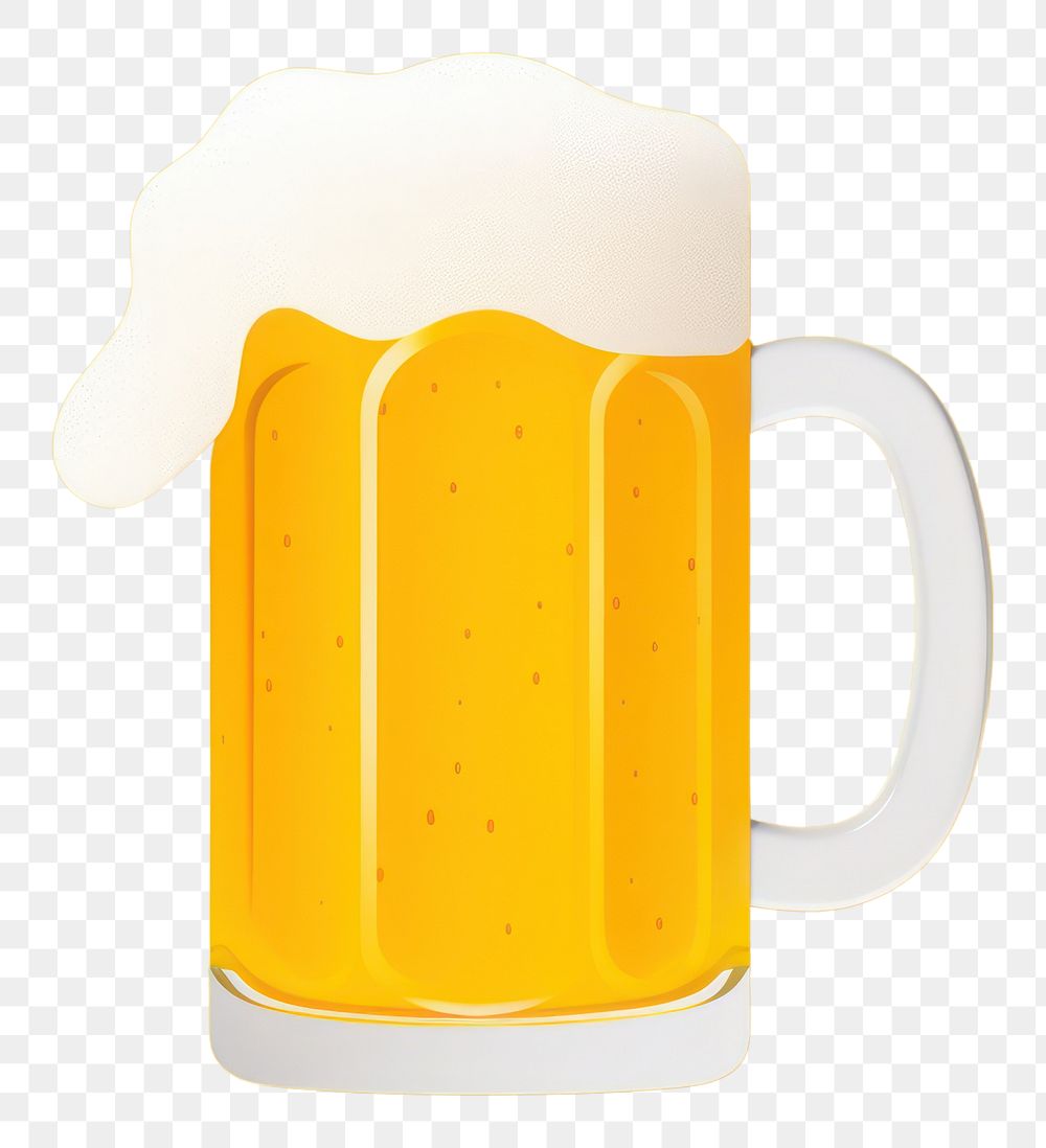 PNG Illustration of a beer drink glass tin.
