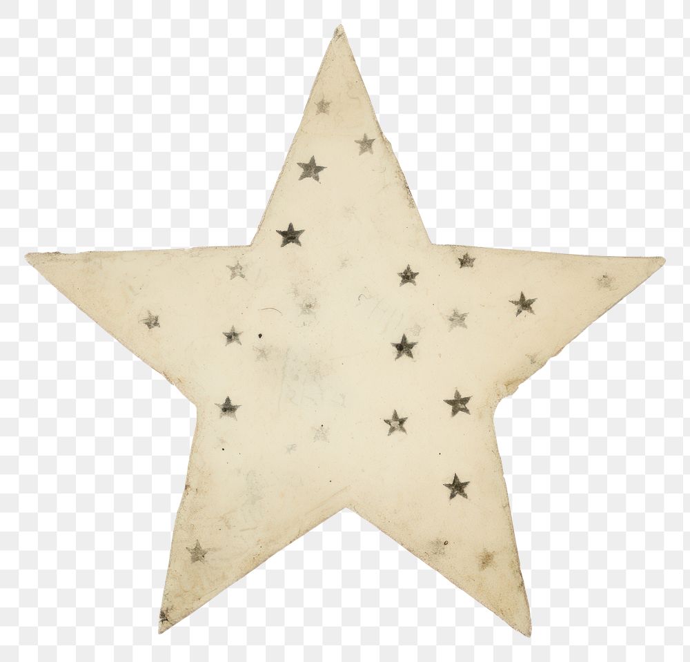 PNG Star shape paper white background echinoderm
