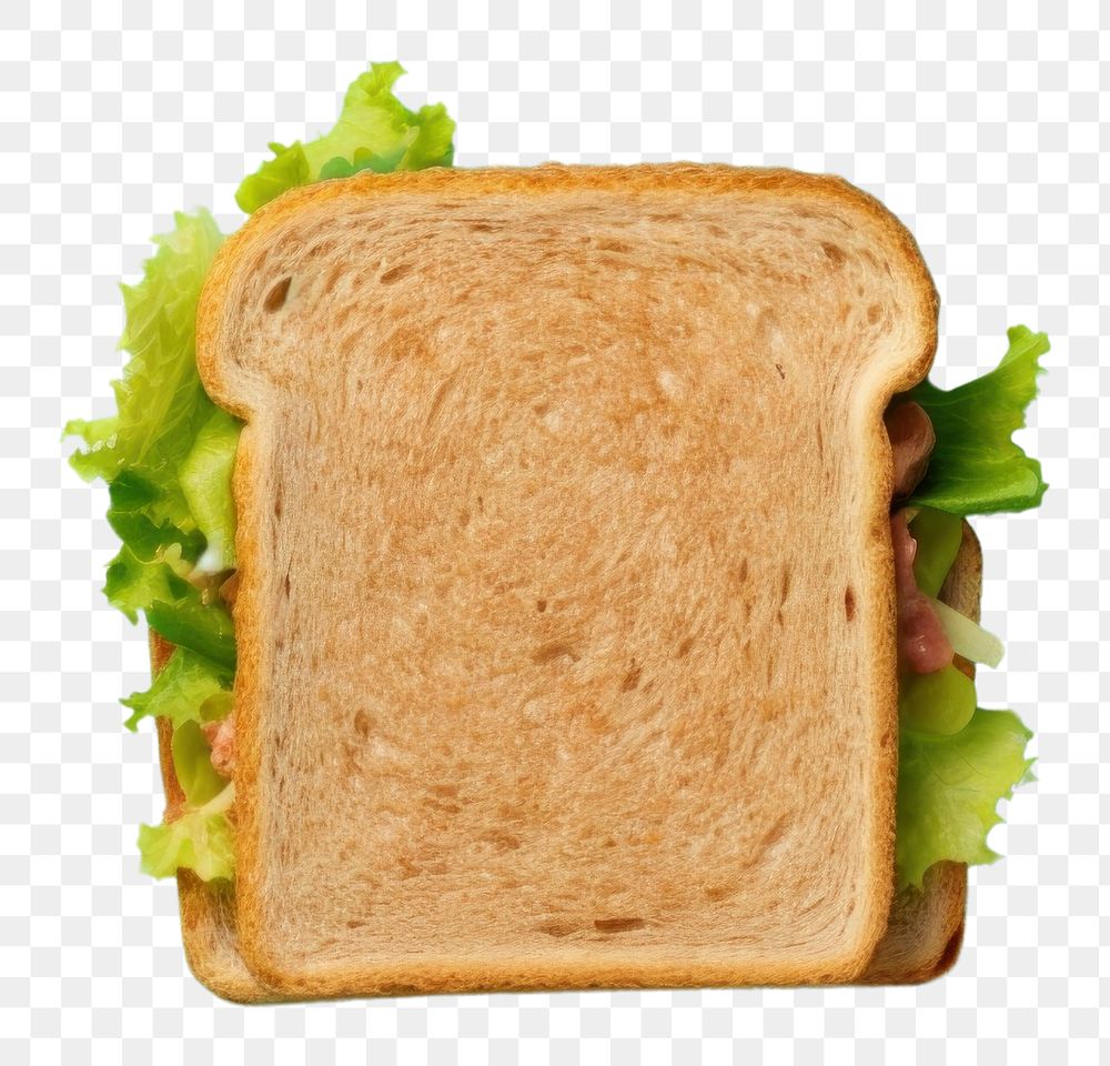PNG Tuna sandwich bread lunch food.
