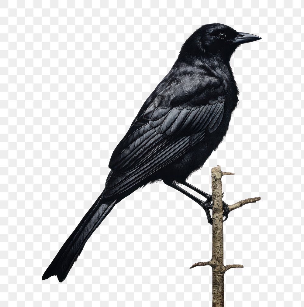 PNG Bird blackbird animal nature.
