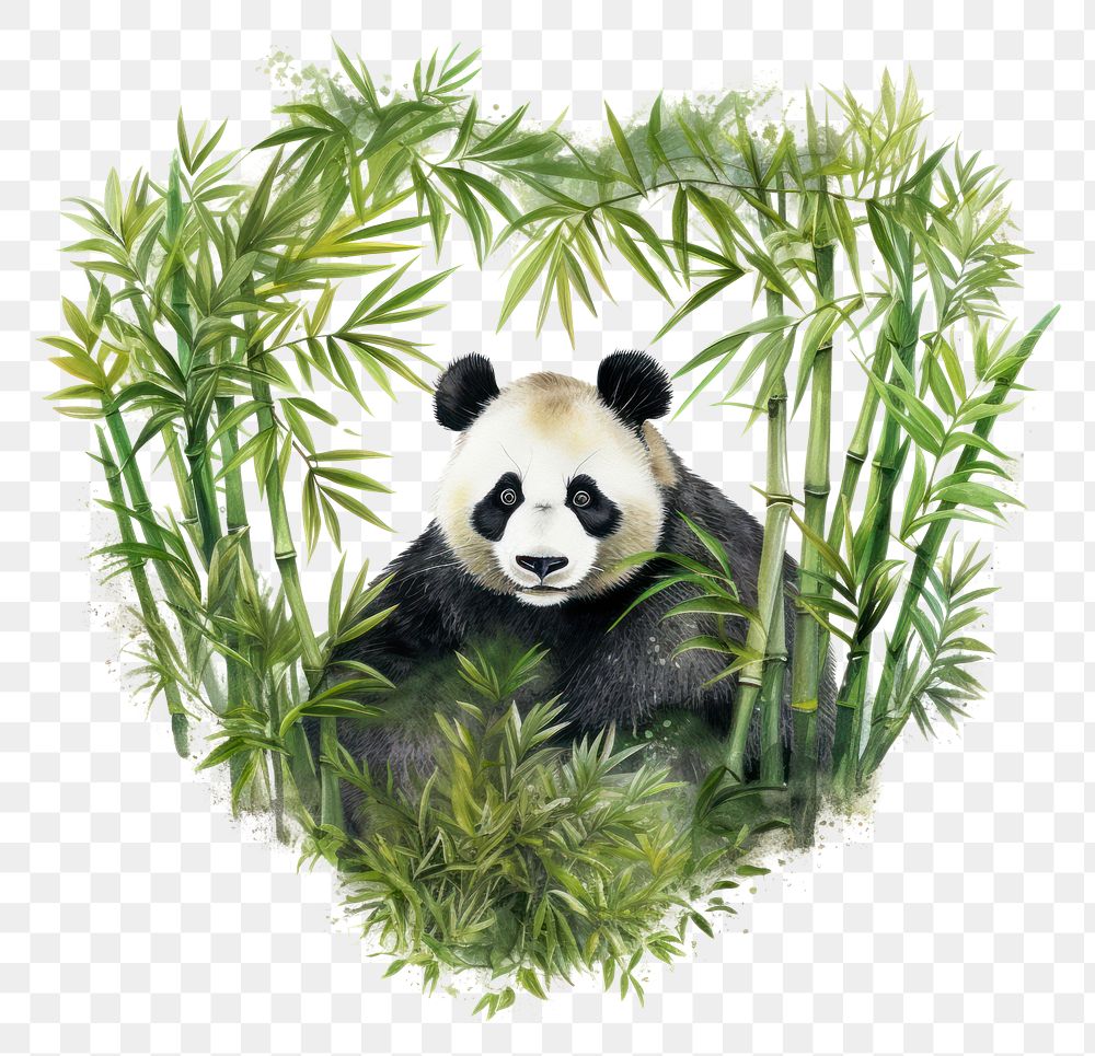 PNG Mammal bamboo plant bear.