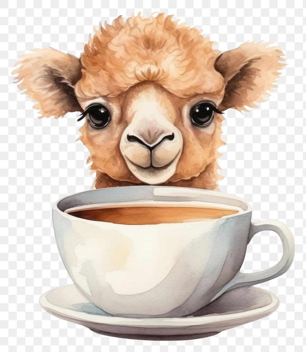 PNG Mammal coffee cup mug.