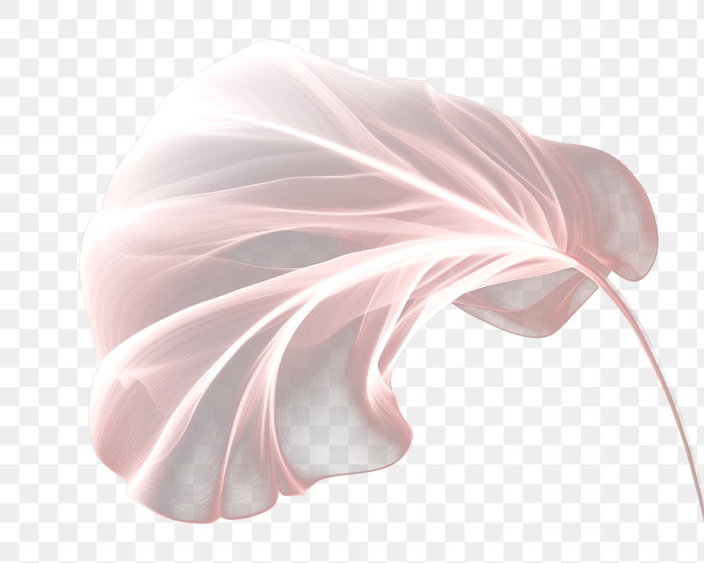 PNG Abstract smoke of monstera pattern petal pink.