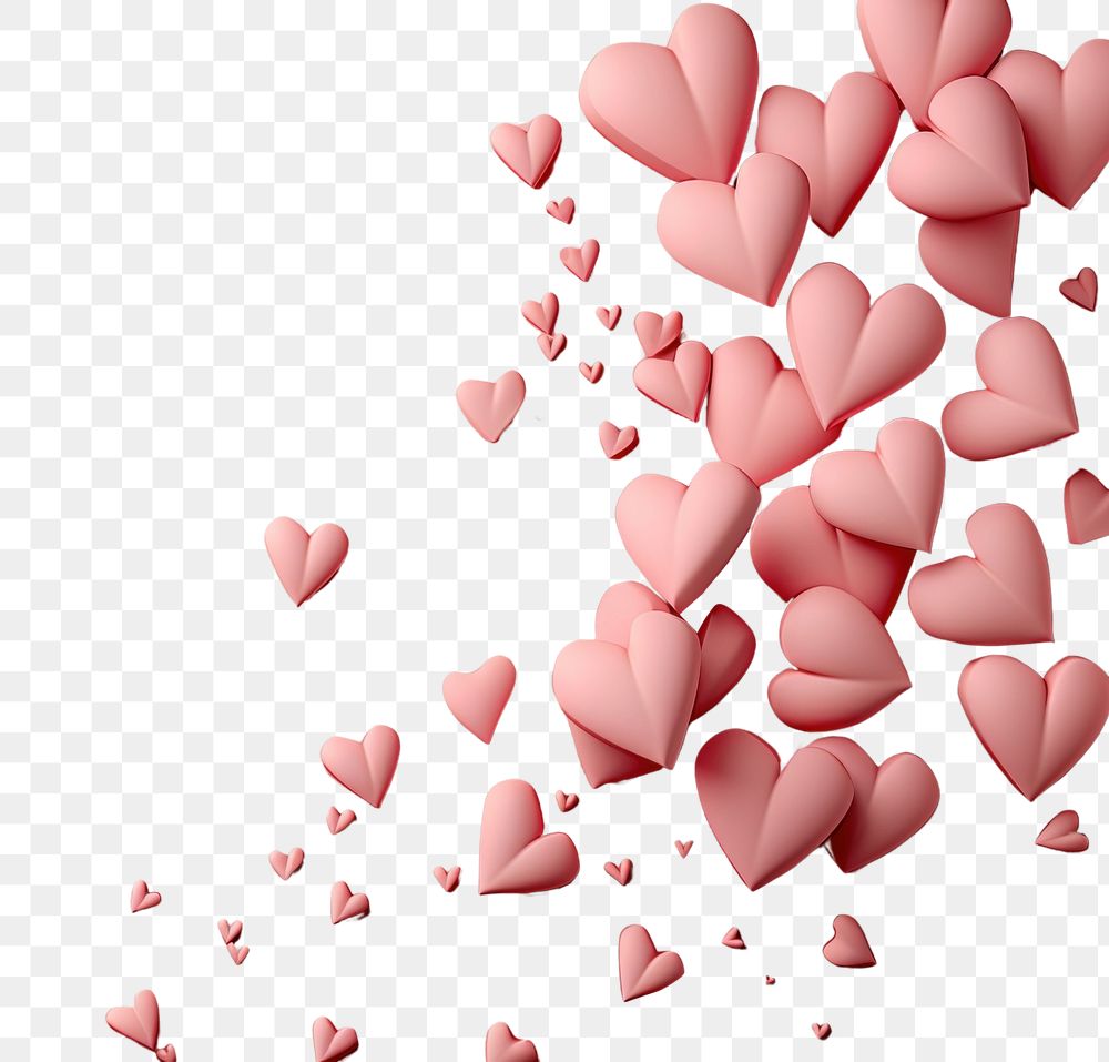 PNG Hearts background backgrounds petal love.