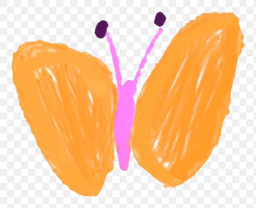 PNG Butterfly white background creativity grapefruit.