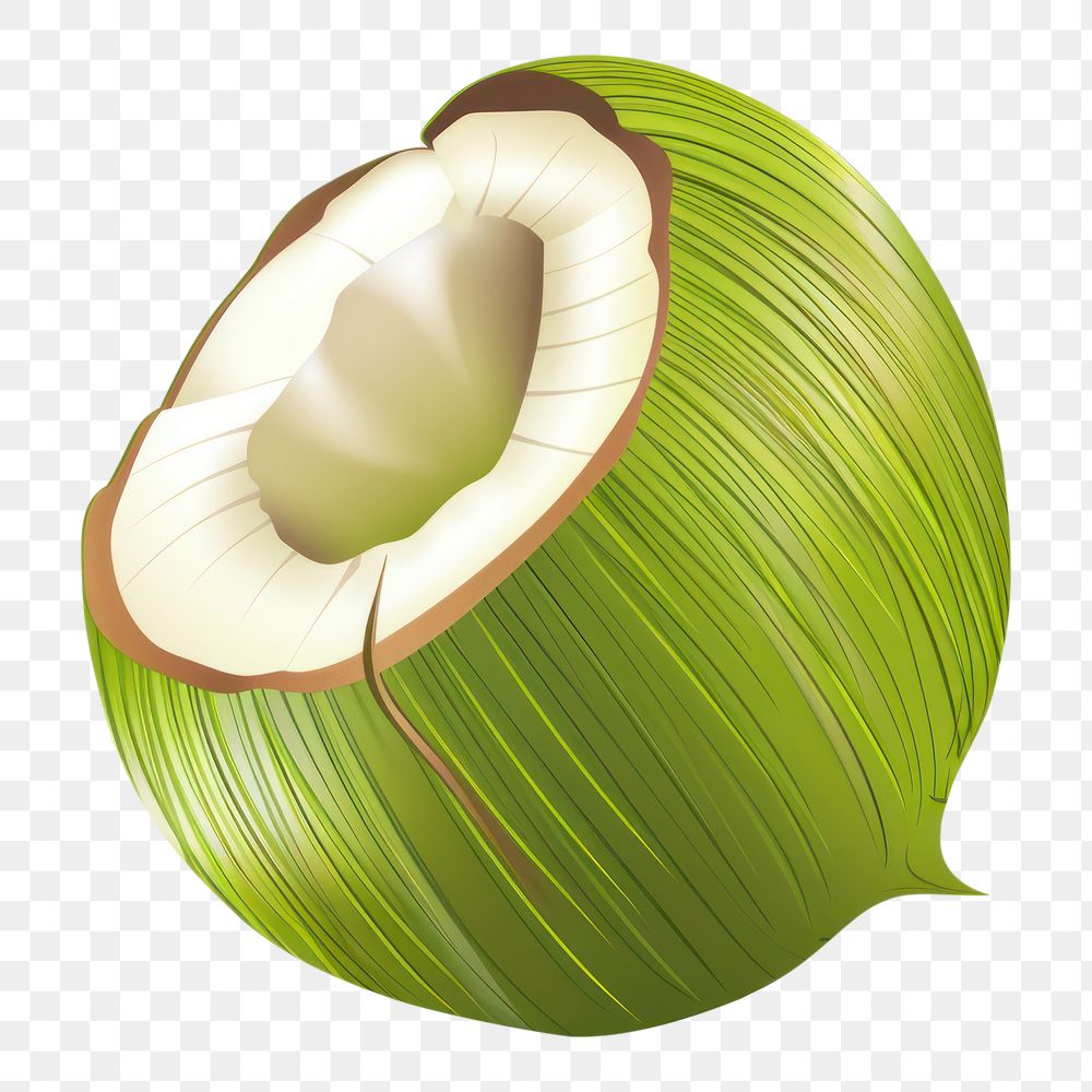 PNG Coconut plant green food.
