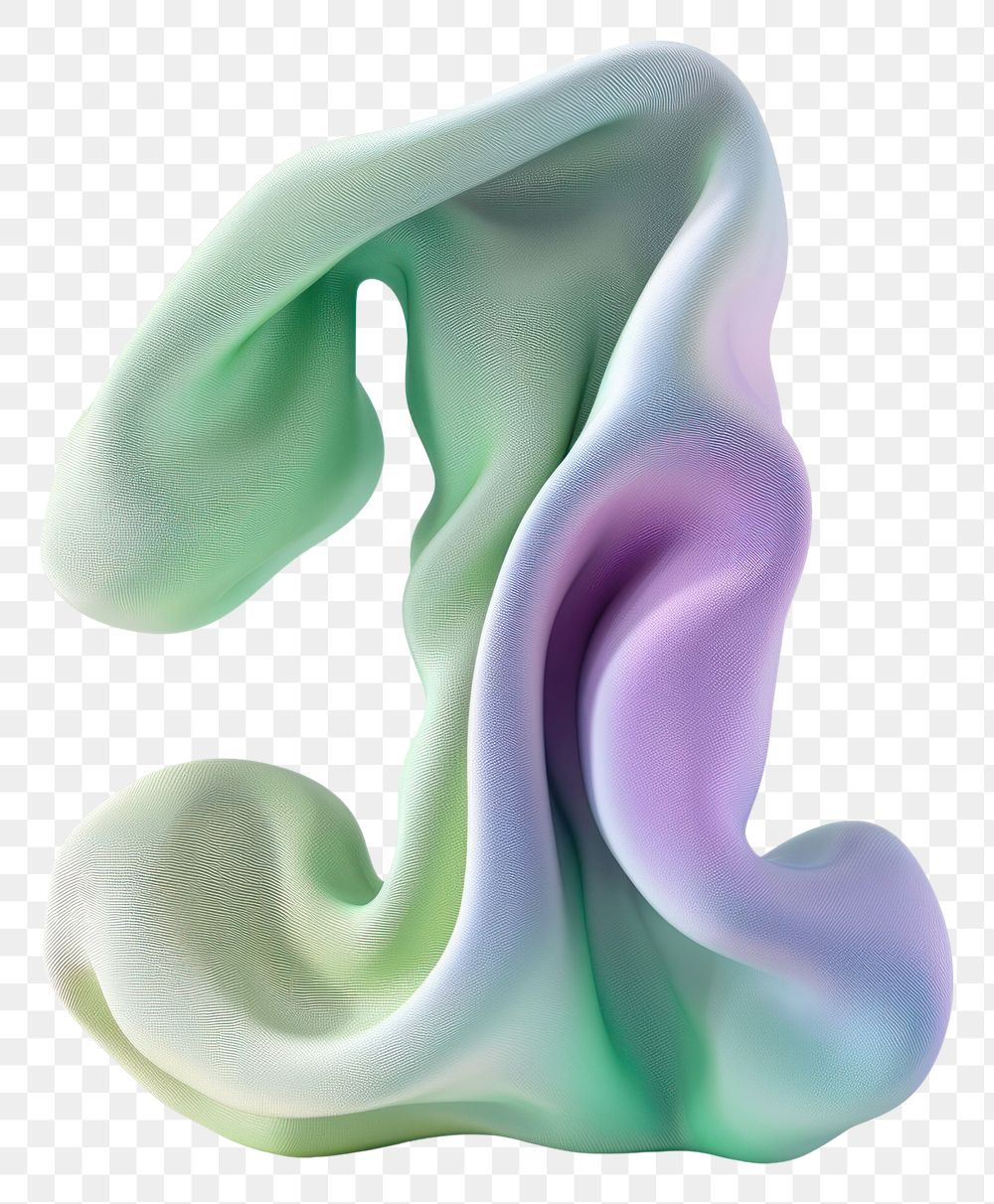 PNG  Number 1 abstract purple green.