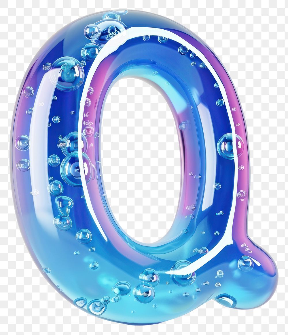 PNG Letter Q number bubble symbol.