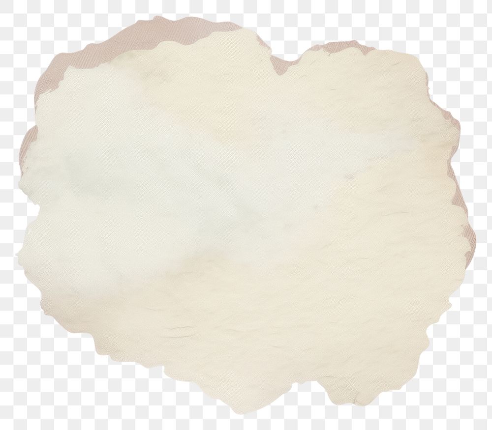 PNG Cloud shape ripped paper backgrounds white white background.