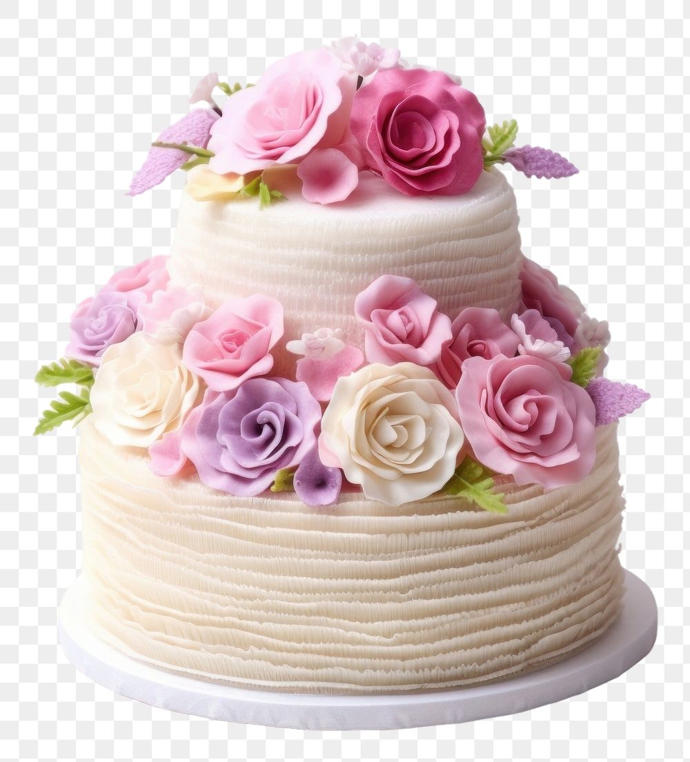 PNG Wedding cake dessert flower.
