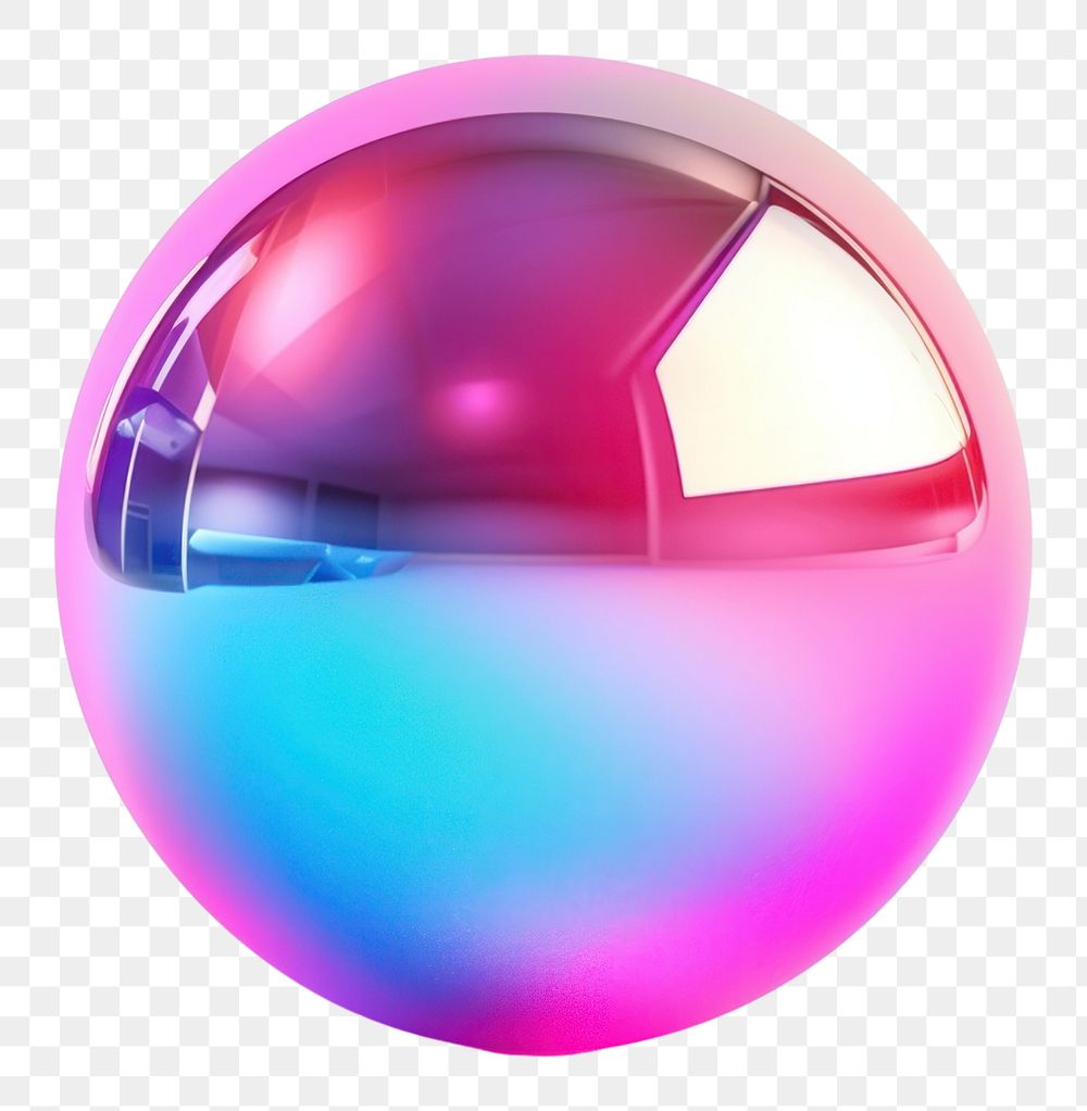 PNG Simple gradient sphere purple ball white background.