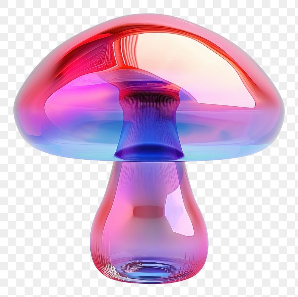 PNG Simple mushroom glass lamp lighting.