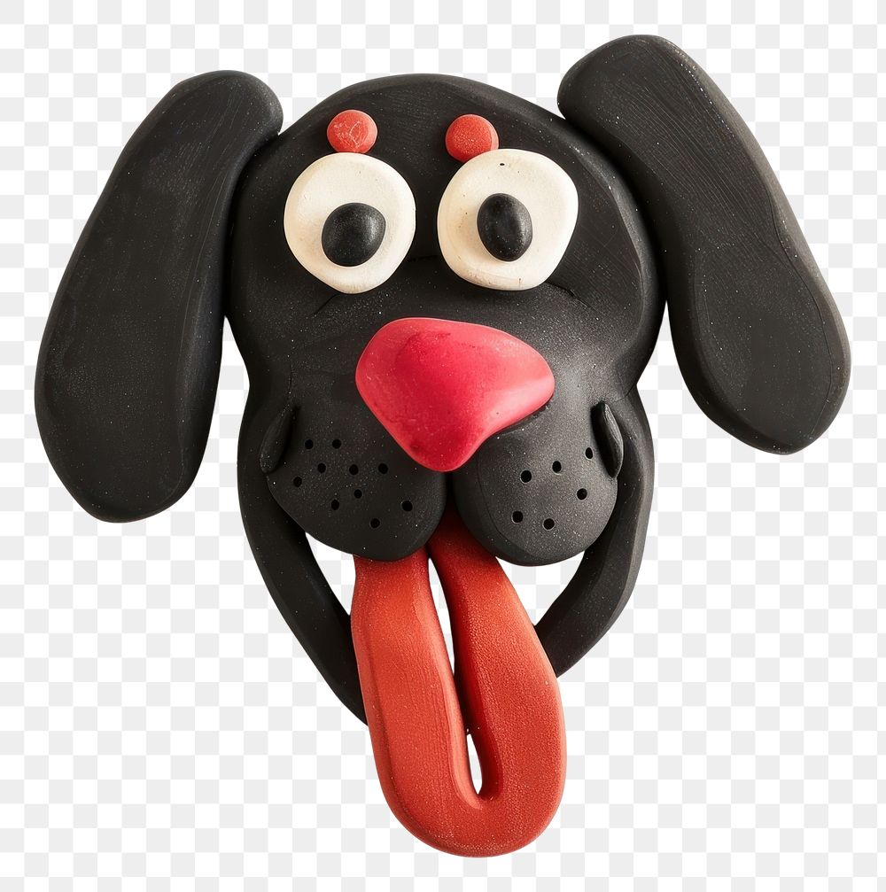 PNG Dog with tongue toy anthropomorphic representation.